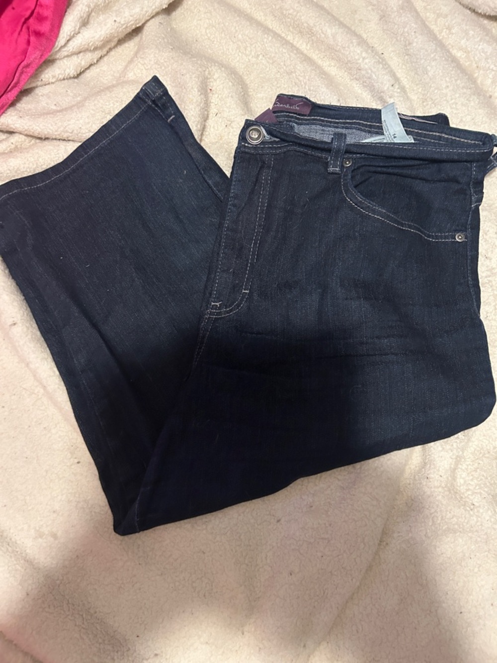 Gloria Vanderbilt Dark Blue Denim Jeans capris
